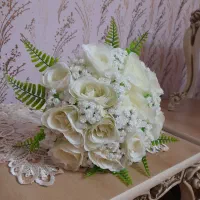 دسته گل عروس|گل مصنوعی|سبزوار, باهنر|دیوار