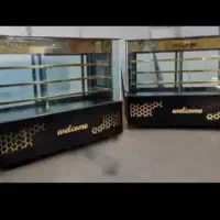 یخچال ویترینی سه طبقه