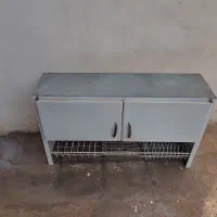 آبچکان فلزی و زیر تلورزیون سالم|آب‌چکان و نظم‌دهنده ظروف|خرم‌آباد, |دیوار