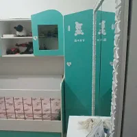 کمد و تخت کودک جنس ام دی اف محکم و قوی|جاکفشی، کمد، دراور|کرج, شهرک سهرابیه|دیوار