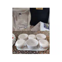 میوه خوری گلدان کریستال بوهمیا چک ارکوپال ویکتوریا|ظروف سرو و پذیرایی|تبریز, |دیوار