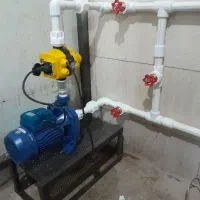 نصب پمپ آب و براکت تلویزیون