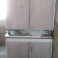 دوعددکابیت فلزی تمیز|آب‌چکان و نظم‌دهنده ظروف|ورامین, جعفر آباد اخوان|دیوار