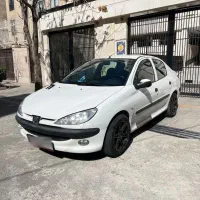 پژو 206sd. V8 بدون رنگ درحد
