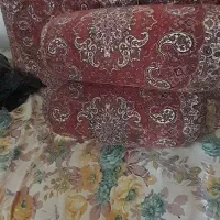 ی جفت پشتی وجفت بالش سنتی|رختخواب، بالش، پتو|کرمان, |دیوار