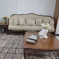 مبل کویین فرانسه همراه عسلی