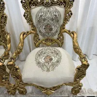 مبلمان سلطنتی ۹نفره چوب گردو /کار خاص و زیبا|مبلمان خانگی و میز عسلی|کازرون, |دیوار