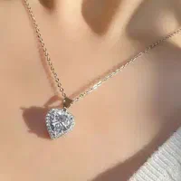 گردنبند نگینی رنگ ثابت