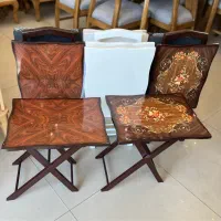 میز عسلی جلو مبلی و جلومبلی تاشو معرق چوبی جهیزیه|مبلمان خانگی و میز عسلی|مشهد, شاهد (شهرک غرب)|دیوار