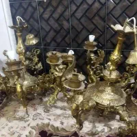 فروش خریدار لوستر برنزی آینه شمعدان کنسول بالاترین