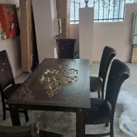 میز ناهارخوری چوپ راش اصل گرجستان|میز و صندلی غذاخوری|نور, |دیوار