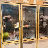 یخچال ویترینی ایستاده 6درب- برودتی