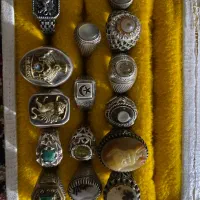 انگشتر  نقره با بهترین سنگها