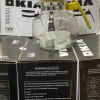 قوری پیرکس درب چوبی