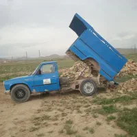 حمل نخاله، ماسه سیاه،ماسه زرد،پوکه با نیسان کمپرسی