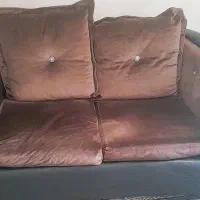 مبل چرم و مخمل ۷نفره