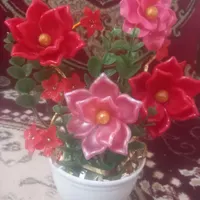 گل‌‌های‌مصنوعی ‌باگلدان|گل مصنوعی|علی‌آباد کتول, |دیوار