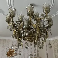 لوستر ۲۰ شاخه برنز در حد نو