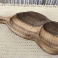 اردو خوری چوبی دست ساز|ظروف سرو و پذیرایی|قم, قلعه کامکار|دیوار