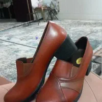 کفش تبی چرم  نونو