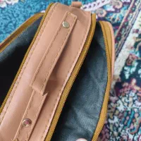 کیف قهوه ای جادار وسبک نونو سالم