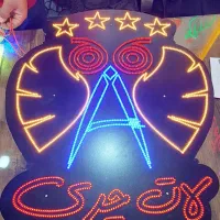 تابلو ال ای دی تابلو الیدی نئون|فروشگاه و مغازه|قم, دروازه چوبی|دیوار