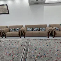 یک دست مبل هفت نفره|مبلمان خانگی و میز عسلی|ثلاث باباجانی, |دیوار