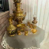 سماور ذغالی برنجی نو