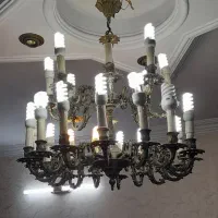 لوستر برنز ۲۴ شعله قدیمی