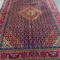 فرش دستباف (بساک) یه جفت ۳ و یه جفت ۶ متری ست هم|فرش|مشکین‌دشت, |دیوار