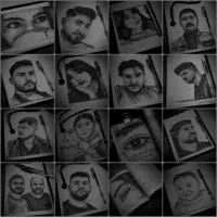 طراحی و نقاشی چهره با خودکار