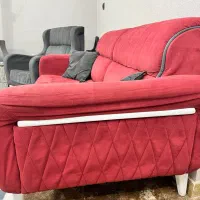 مبل راحتی ۷نفره همراه با میز ناهارخوری و عسلی|مبلمان خانگی و میز عسلی|محلات, |دیوار