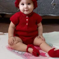 ست بافتنی زیبای یلدایی