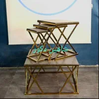 جلومبلی مربع فلزی ست کامل /۴تیکه ای /