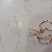 پلاک اوا دستبند زنجیری و گوشواره قلبی|جواهرات|همدان, |دیوار