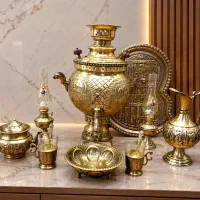 سماور زغالی۶ لیتری قلم دست