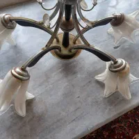 لوستر  ۵ شاخه|لوستر و چراغ آویز|رشت, بالاکویه|دیوار