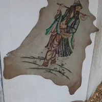 نقاشی درویش بسیار زیبا جنسش کاغذ نیست