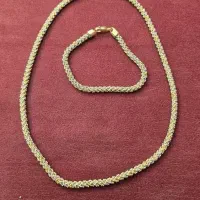 گردنبند و دستبند  بدون اجرت ایتالیایی اصل|جواهرات|قم, باجک دو|دیوار