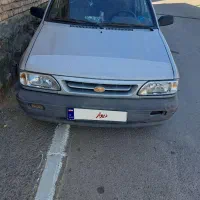 پراید نقره ای مدل ۸۸ دوگانه