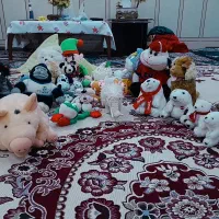 مجسمه و عروسک در سوسنگرد.