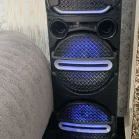 اسپیکر خانگی دارای رقص نور دارای 2عدد میکروفن