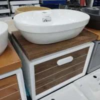 روشویی کابینتی لاکچری شیرآلات اهرمی برند سناتور