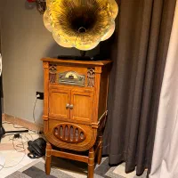 گرامافون چوبی فول برند لاکچری