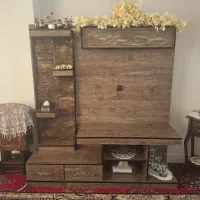 میز تلویزیون طرح چوب
