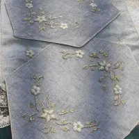 رومیزی و سجاده جانماز سرمه دوزی
