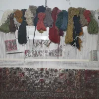 فرش دستبافت نیمه کاره|فرش|مراغه, |دیوار