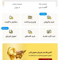 کارت هدیه طلاسی