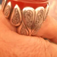 انگشتری عقیق بسیار زیبا