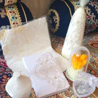 ست بله برون عروس 10تیکه|صنایع دستی و سایر لوازم تزئینی|سپیدان, |دیوار